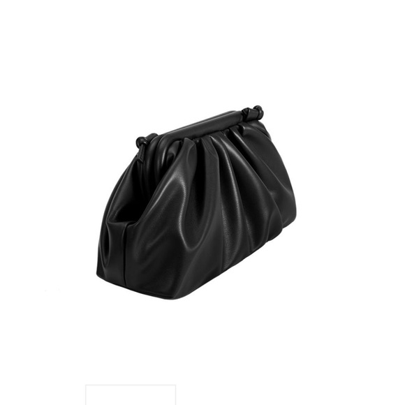 MONTERREY Black Vegan Pouch Clutch Crossbody - Picture 6 of 7